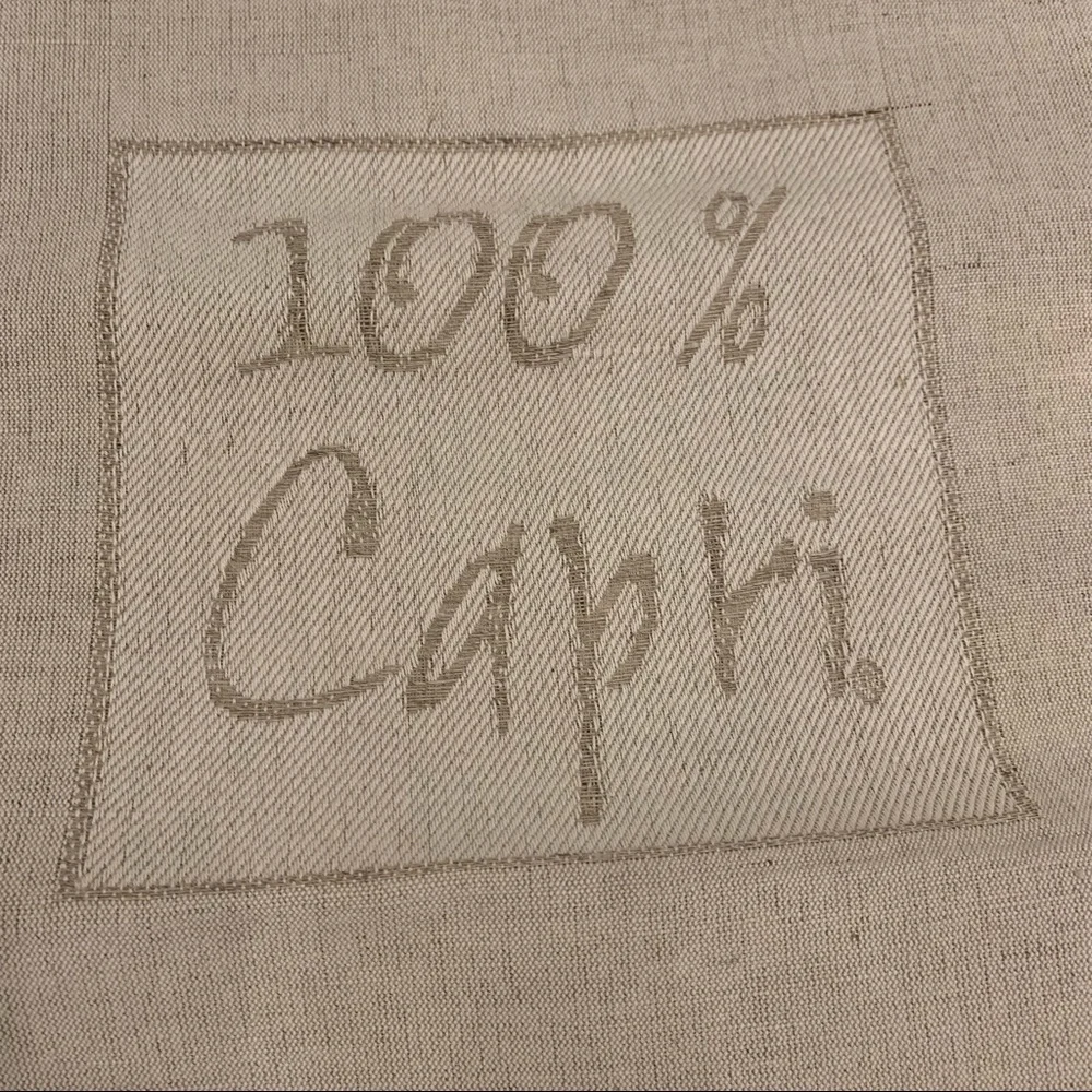 100% Capri Shopping Bag Medium Size 14.5x13.5x6 - Picture 6 of 6